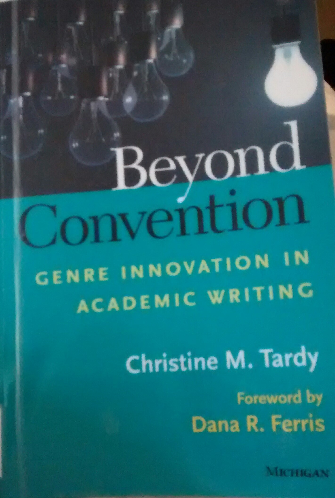 Beyond Convention in Academic Writing